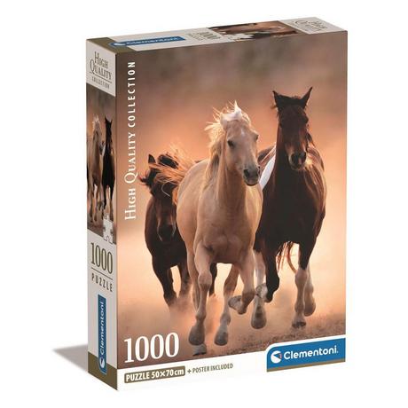 Clementoni  Puzzle Galoppierende Pferde (1000Teile) 