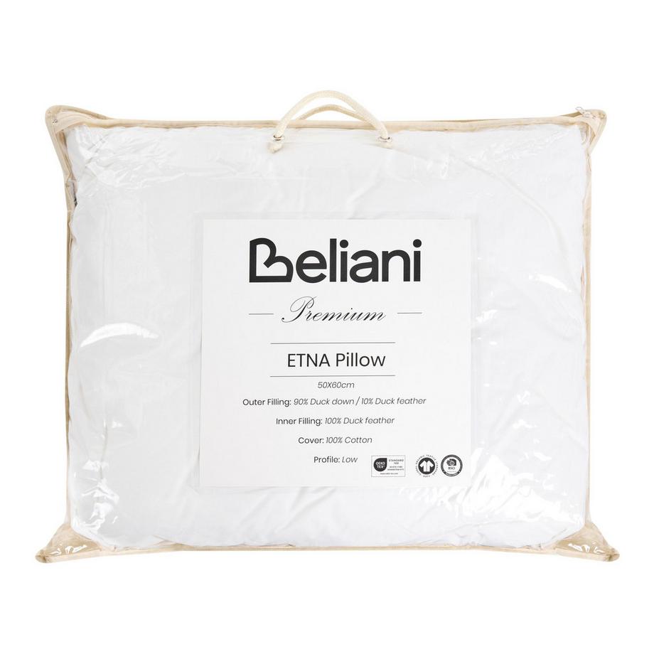 Beliani ETNA Cuscino 3 Camere Cotone  