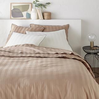 La Redoute Intérieurs Drap-housse Victor en satin de coton lavé  