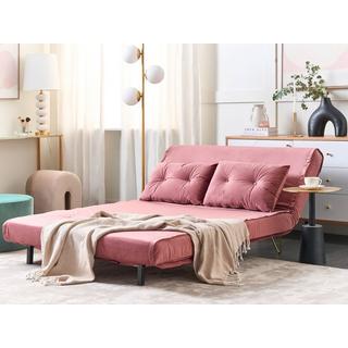 Beliani 2 Sitzer Sofa aus Samtstoff Glamourös VESTFOLD  