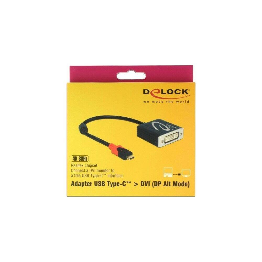DeLock  Adaptateur  USB Type-C - DVI-D 