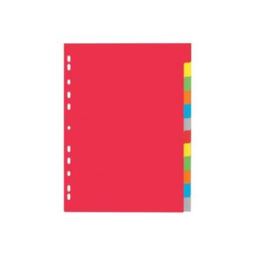 PAGNA Register Karton A4 31121-20 farbig 12-teilig