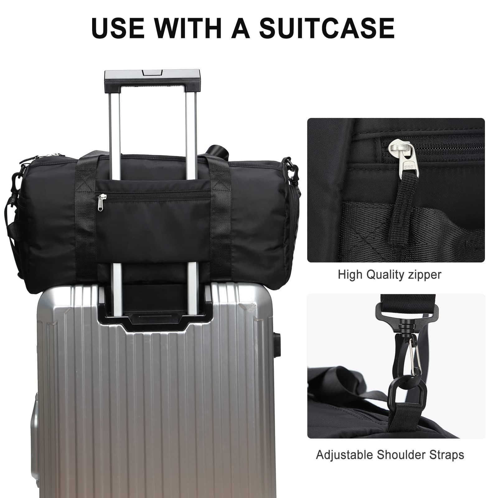 Only-bags.store Sporttasche mit Schuhfach und Trolley-Hülle  