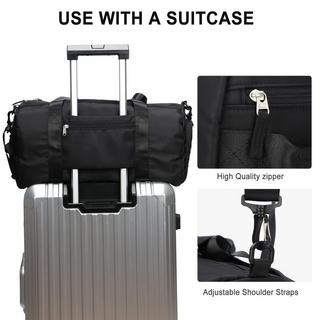 Only-bags.store Sporttasche mit Schuhfach und Trolley-Hülle  