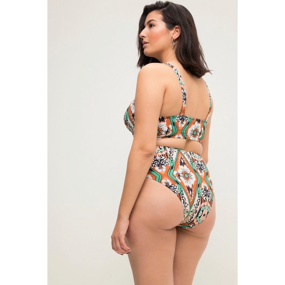 Studio Untold Bas de bikini taille haute imprimé all-over  