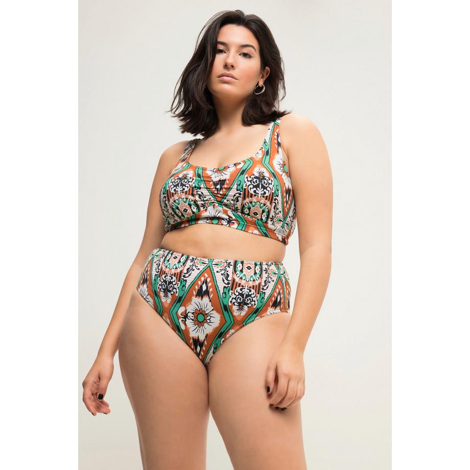 Studio Untold Bas de bikini taille haute imprimé all-over  