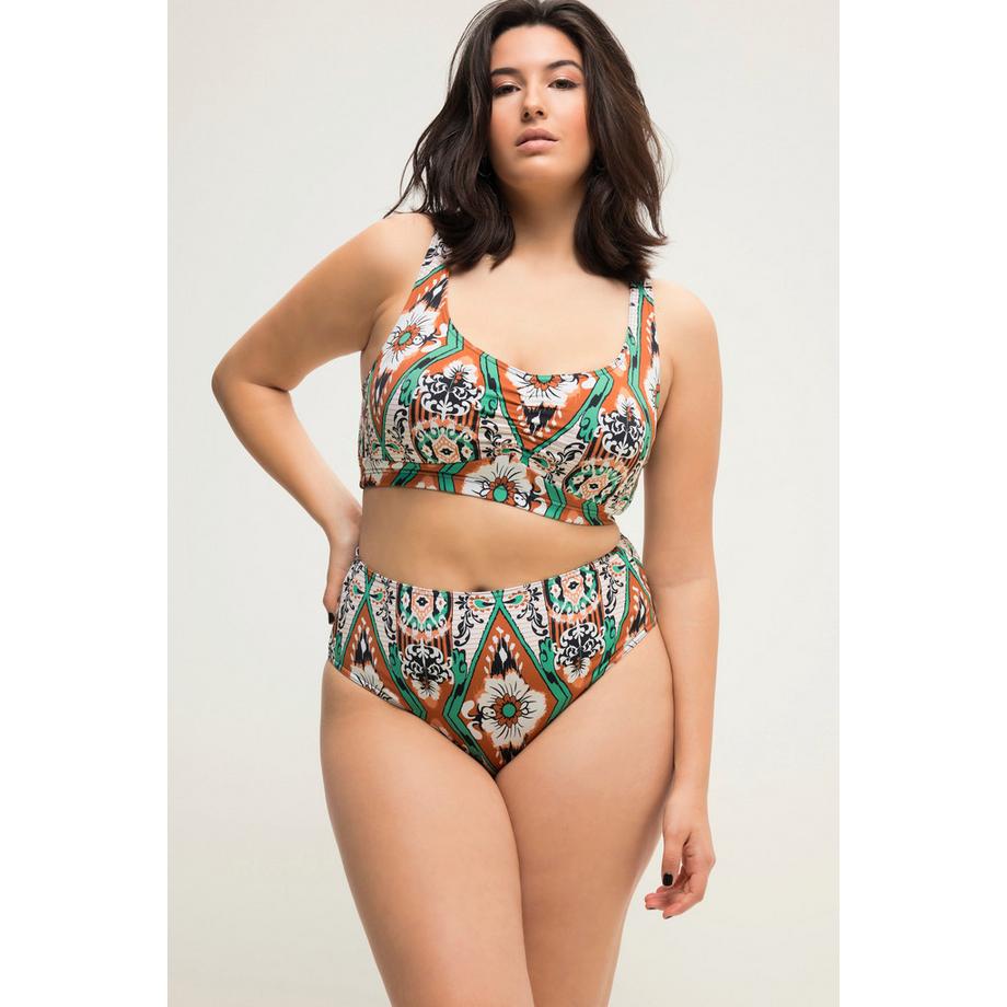Studio Untold Bas de bikini taille haute imprimé all-over  