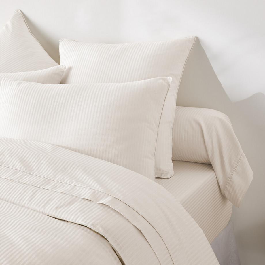 La Redoute Intérieurs Opale Housse de Traversin Rayée  