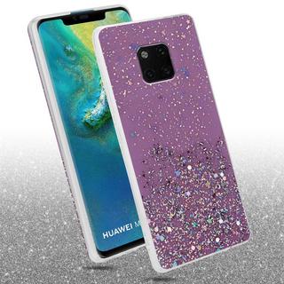 Cadorabo  Hülle für Huawei MATE 20 PRO TPU Silikon mit funkelnden Glitter 