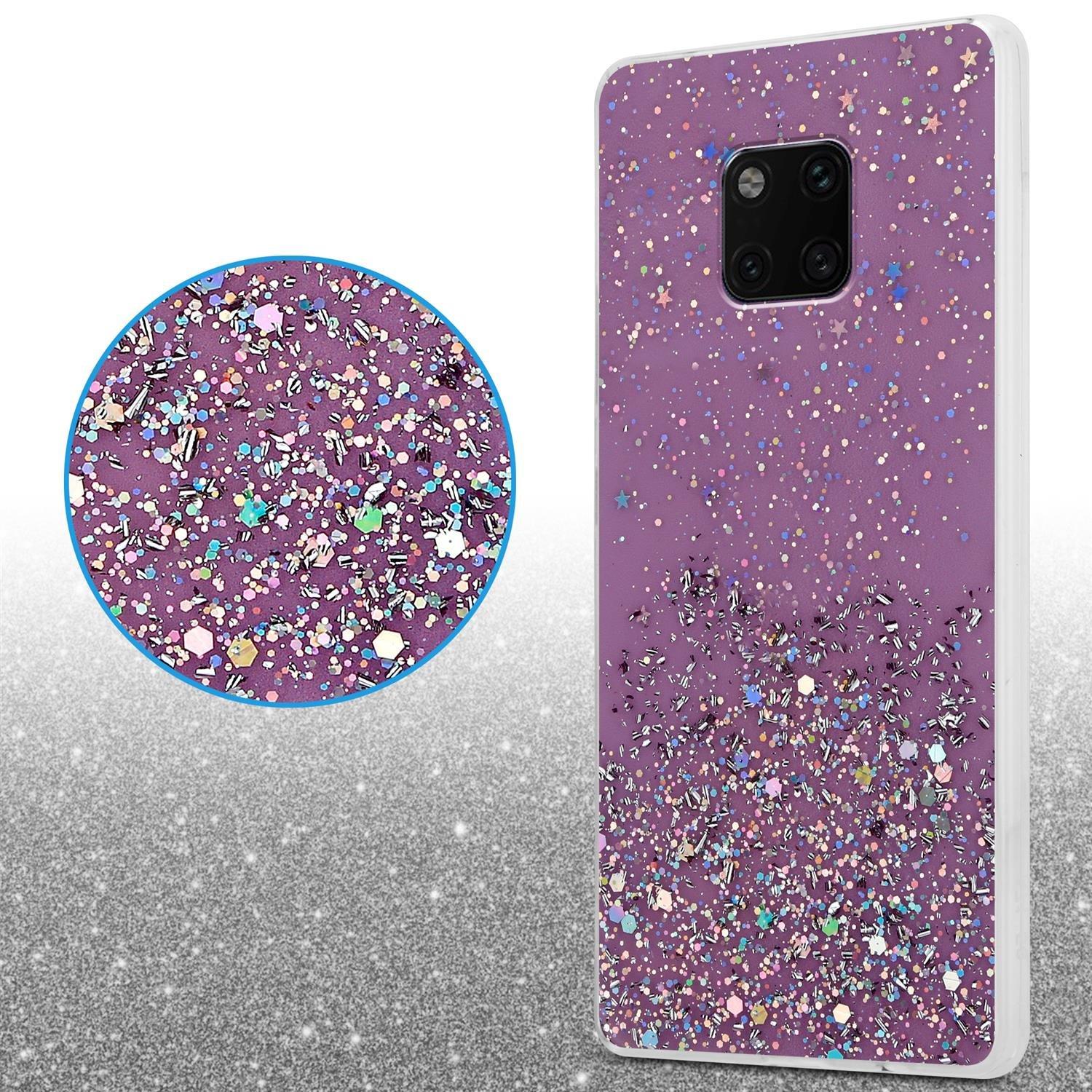 Cadorabo  Hülle für Huawei MATE 20 PRO TPU Silikon mit funkelnden Glitter 