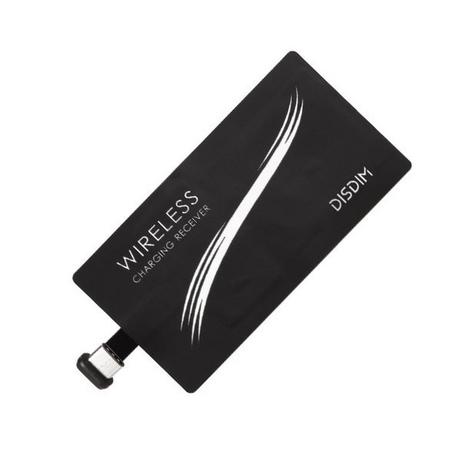 eStore  Adaptateur Qi - Récepteur de chargeur sans fil pour USB-C - Noir 
