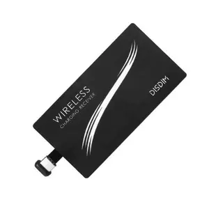 Adattatore Qi - Ricevitore caricabatterie wireless per USB-C - Nero