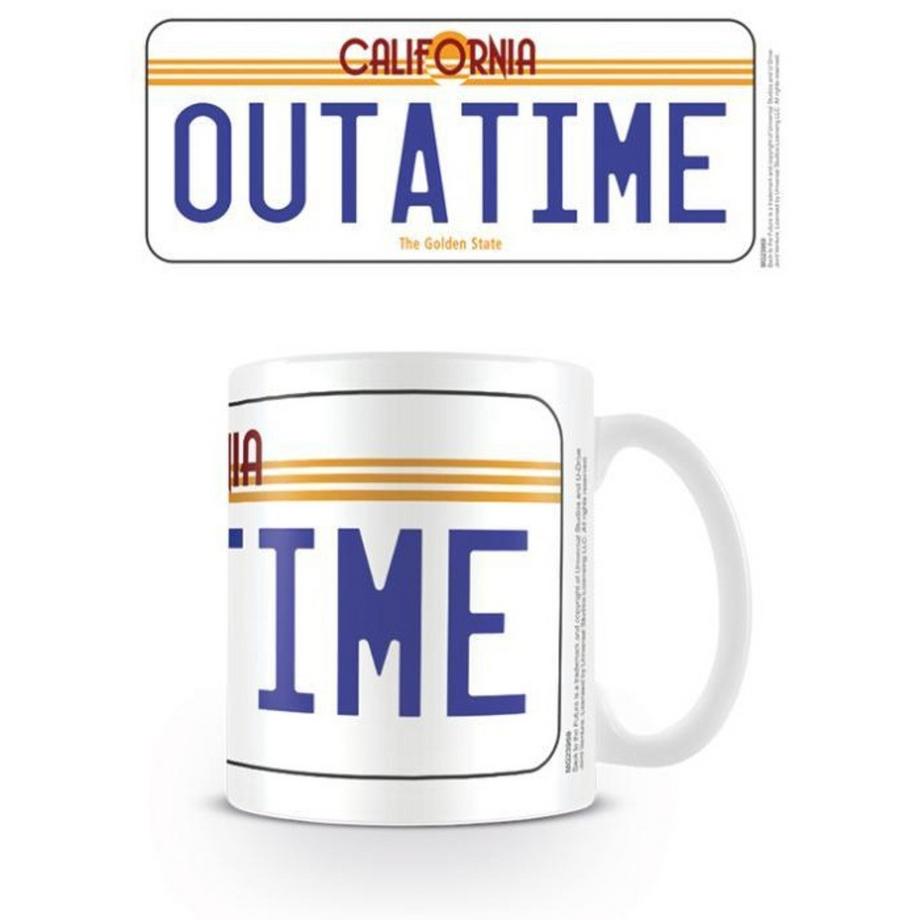 Back To The Future Kaffeebecher, Nummernschild  