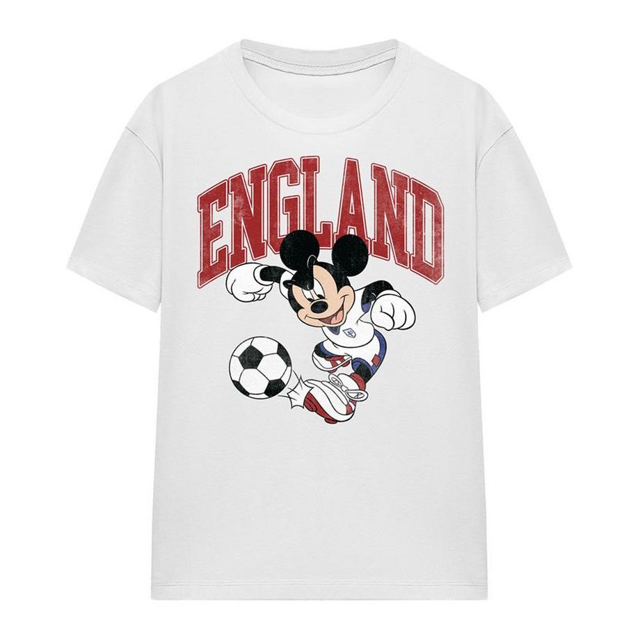 T-ShirtMotif Mickey Mouse Motiftyle Ballon De Foot England