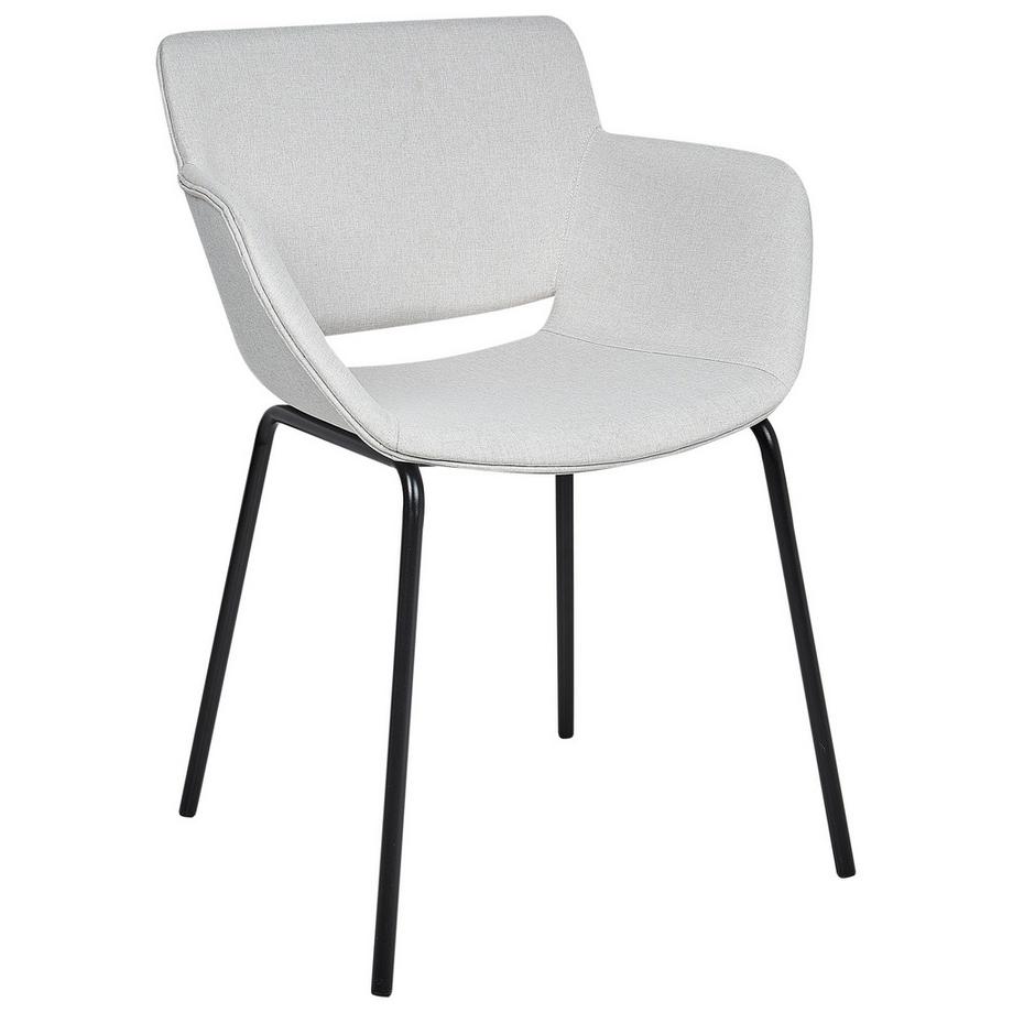 Beliani Set di 2 sedie da pranzo en Tessuto Moderno AXTEL  