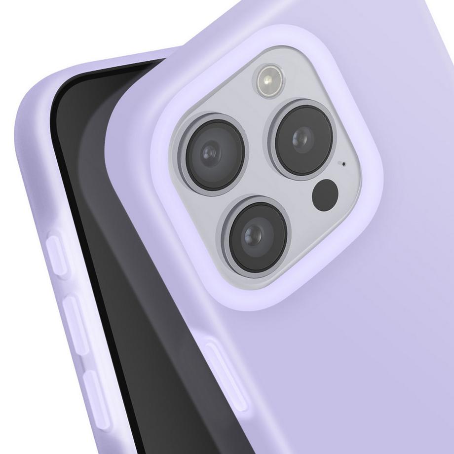 Avizar  Coque iPhone 16 Pro Silicone Violet 