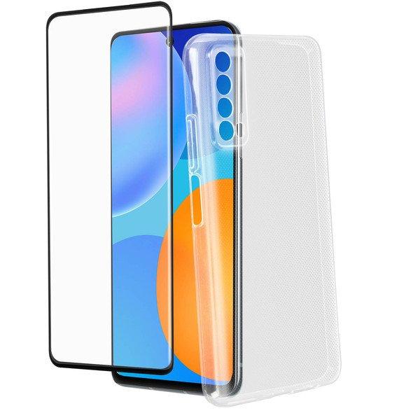 Avizar  Coque Huawei P smart 2021 + Vitre Noir 