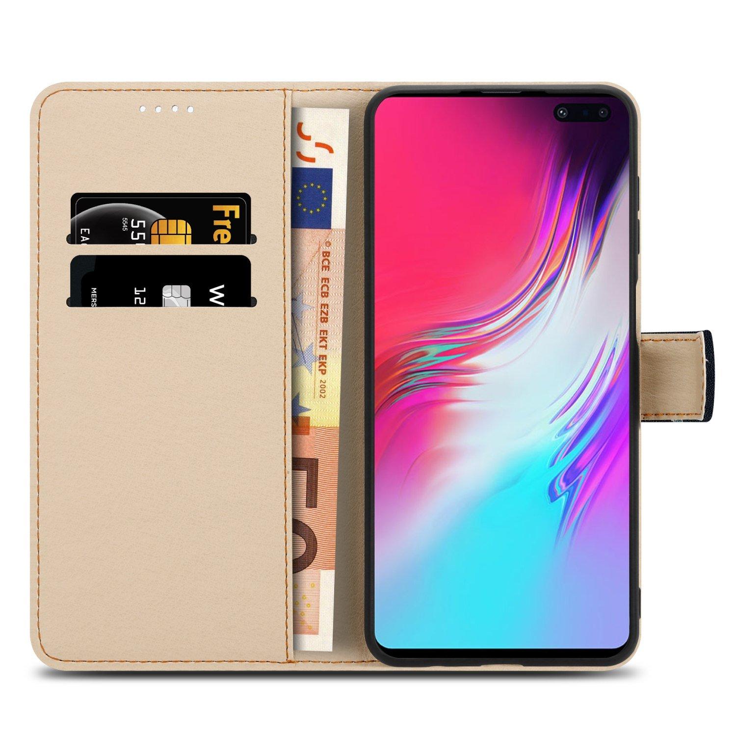 Cadorabo  Housse compatible avec Samsung Galaxy S10 5G - Coque de protection avec fermeture magnétique, fonction de support et compartiment pour carte 