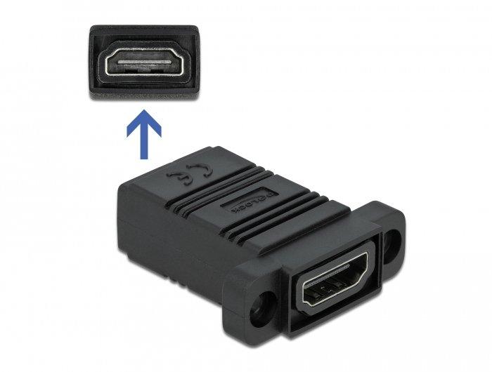 DeLock  DeLOCK 81307 câble vidéo et adaptateur HDMI Type A (Standard) Noir 