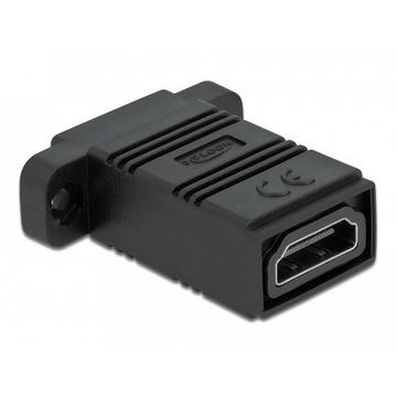 DeLOCK 81307 câble vidéo et adaptateur HDMI Type A (Standard) Noir