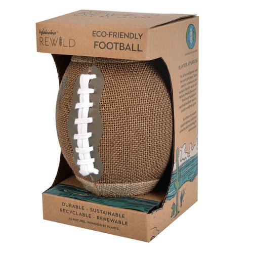 Waobab  Ballon de football américain, écologique, 23 cm 