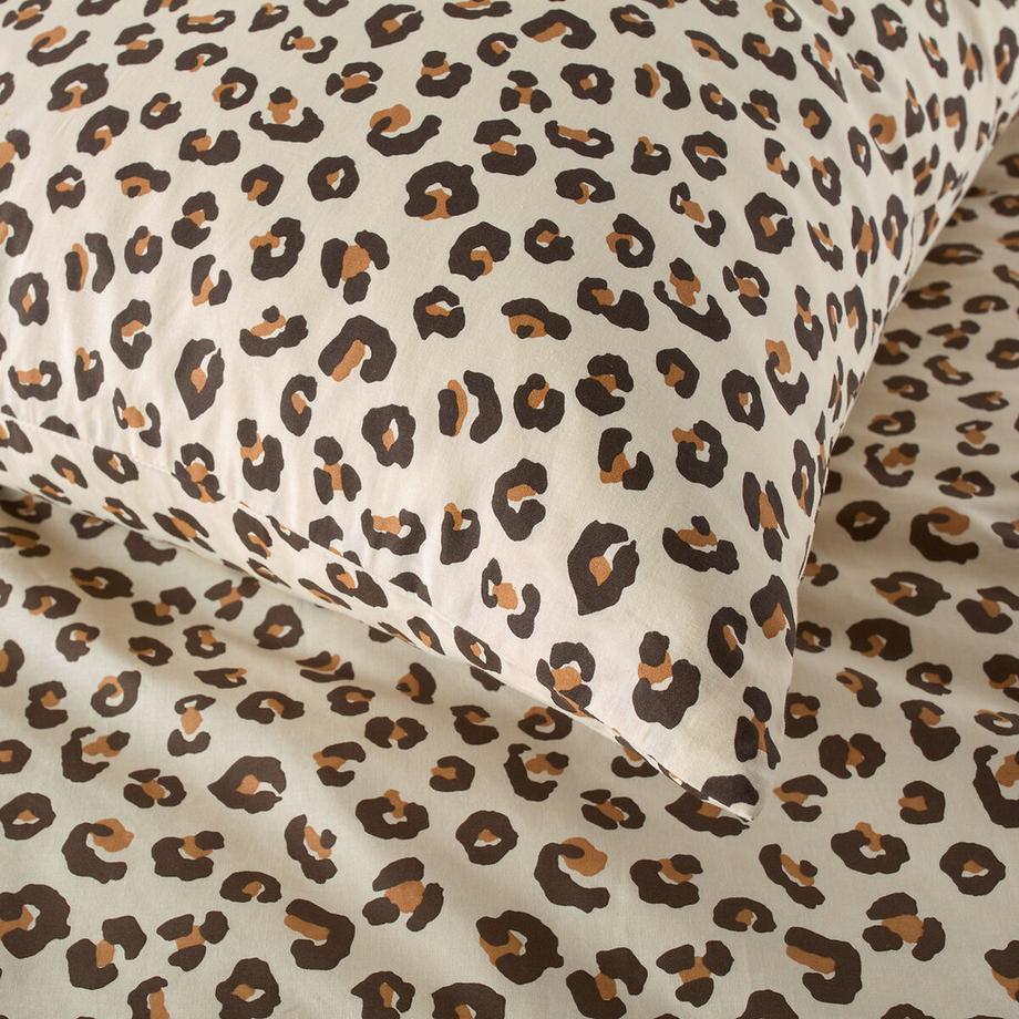 La Redoute Intérieurs Baumwolle Leopardenmuster Kinderbettwäsche  