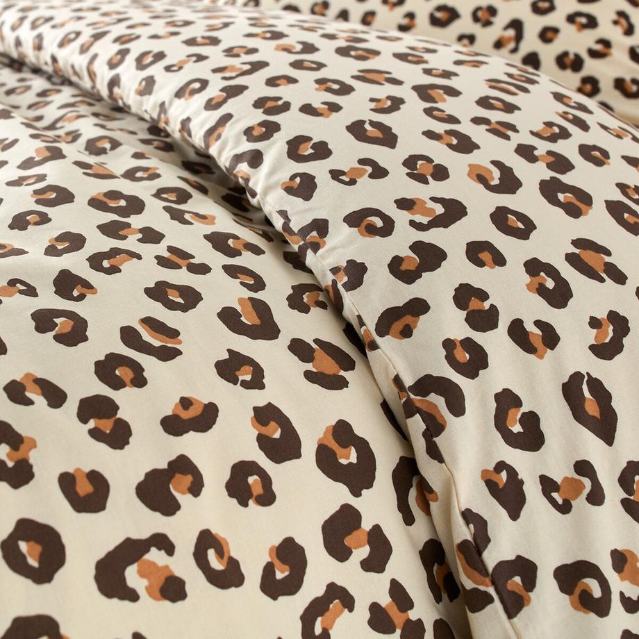 La Redoute Intérieurs Baumwolle Leopardenmuster Kinderbettwäsche  