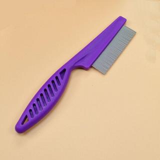 Northio  Pettine per pidocchi - acciaio inossidabile - asta viola 