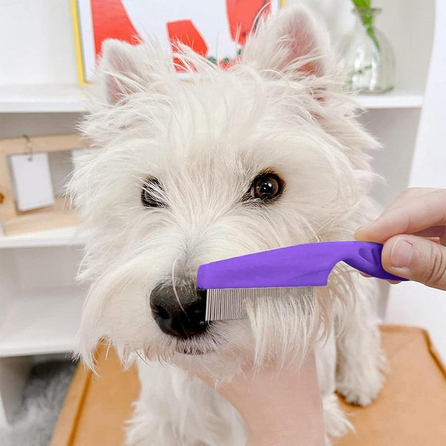 Northio  Peigne à poux - acier inoxydable - tige violette 