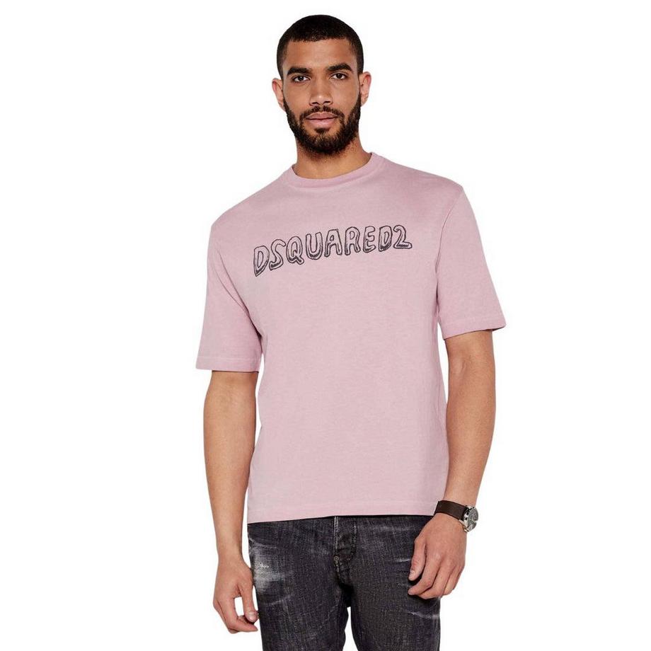 DSQUARED2 Best Fade T-Shirt mit Logo Lose Passform  