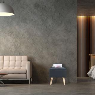 B2X Hocker mit Stauraum Kunstleder  