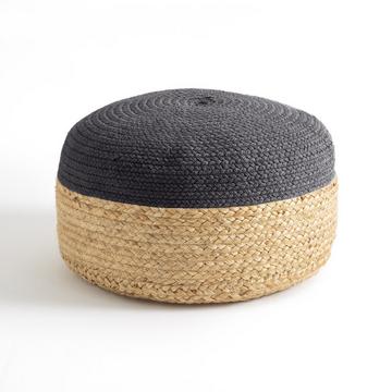 Pouf bicolore jute Popayan