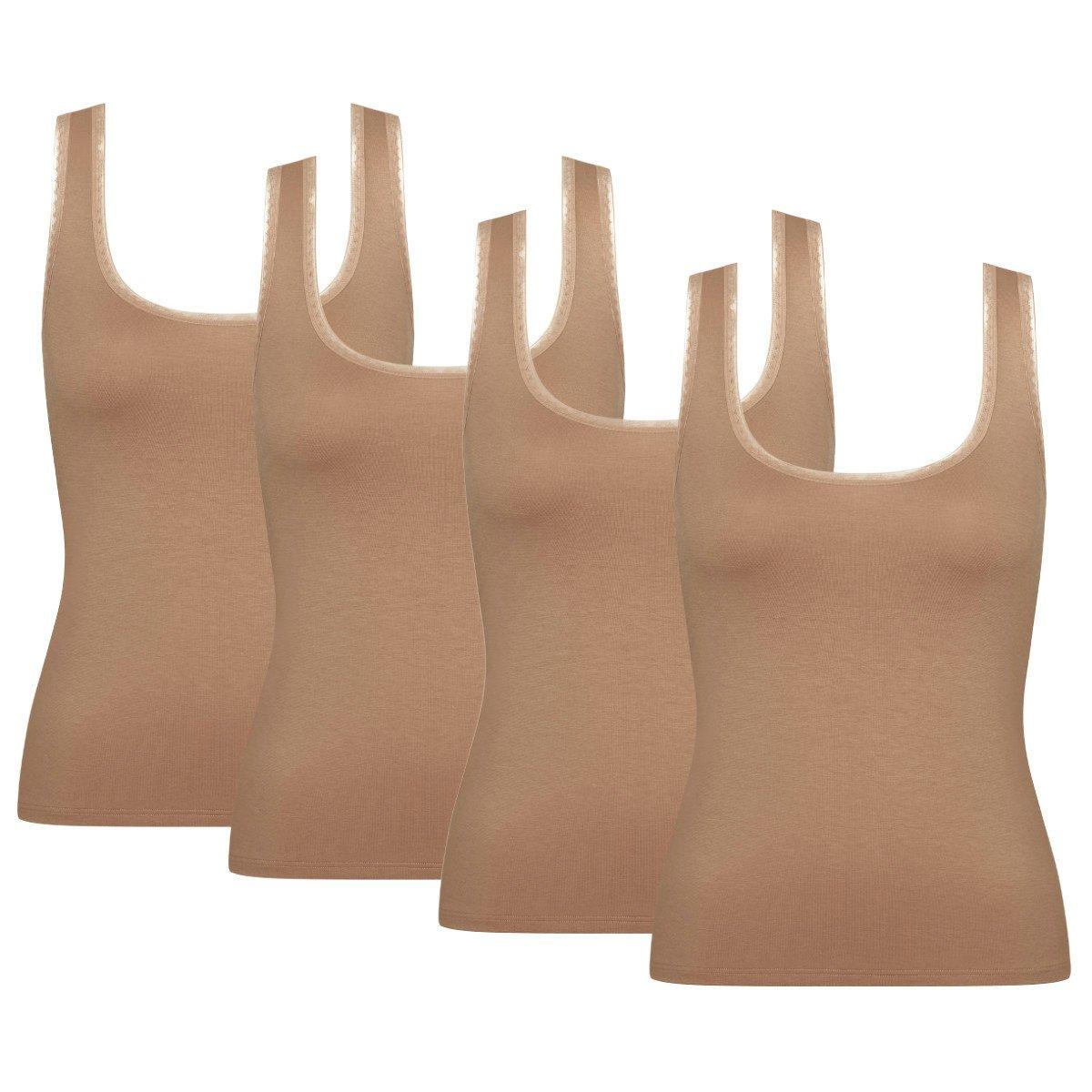 sloggi  4er Pack Go - Tanktop - Unterhemd 