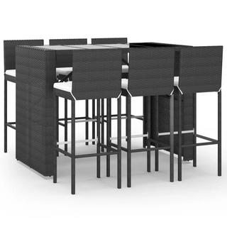 VidaXL Gartenbar set poly-rattan  