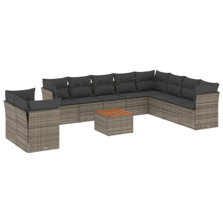 set divano da giardino Polirattan