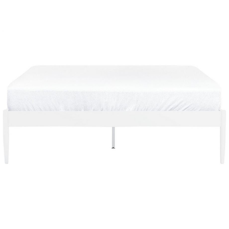 Beliani Lit à lattes en Acier Moderne VAURS  