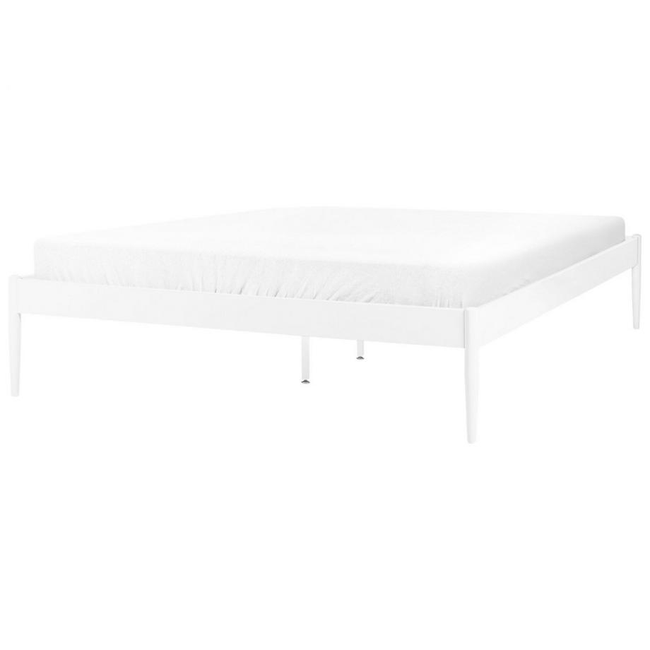 Beliani Lit à lattes en Acier Moderne VAURS  