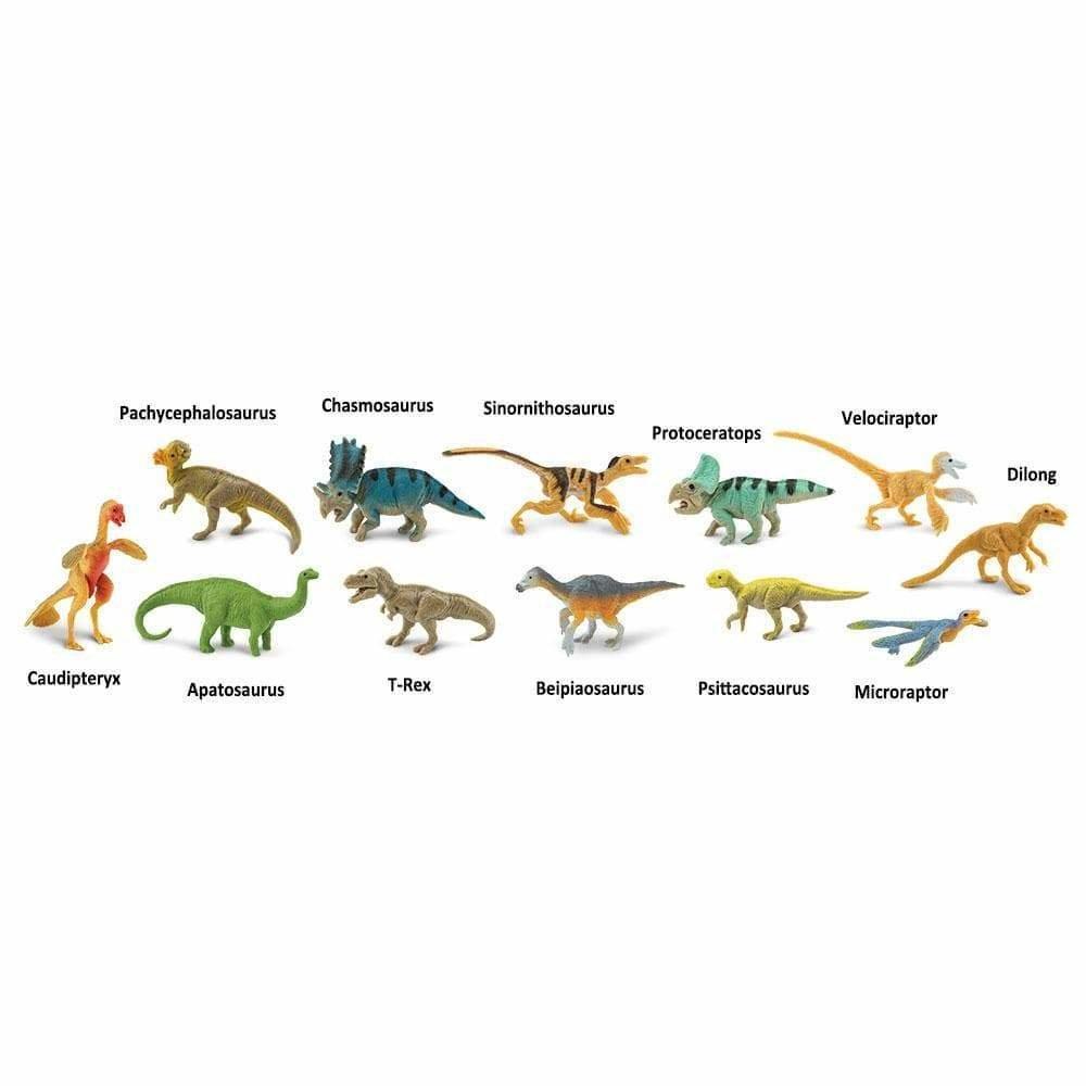 Safari  Toob Gefiederte Dinosaurier (12Teile) 