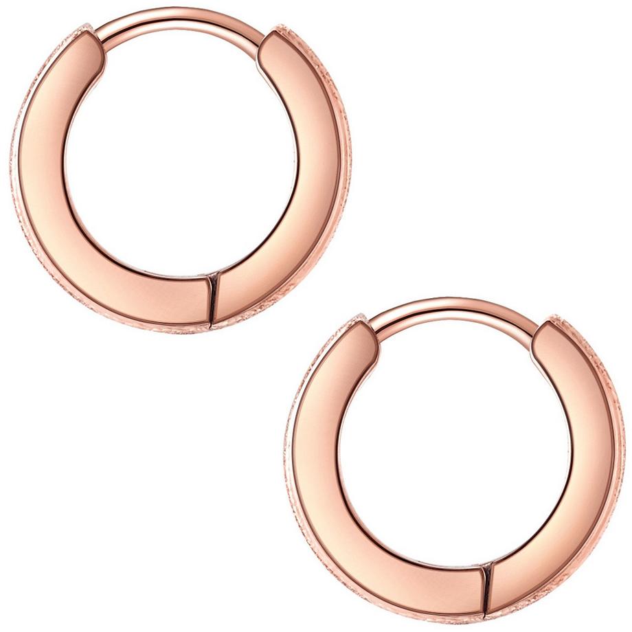 Lulu & Jane  Creolen Edelstahl roségold 