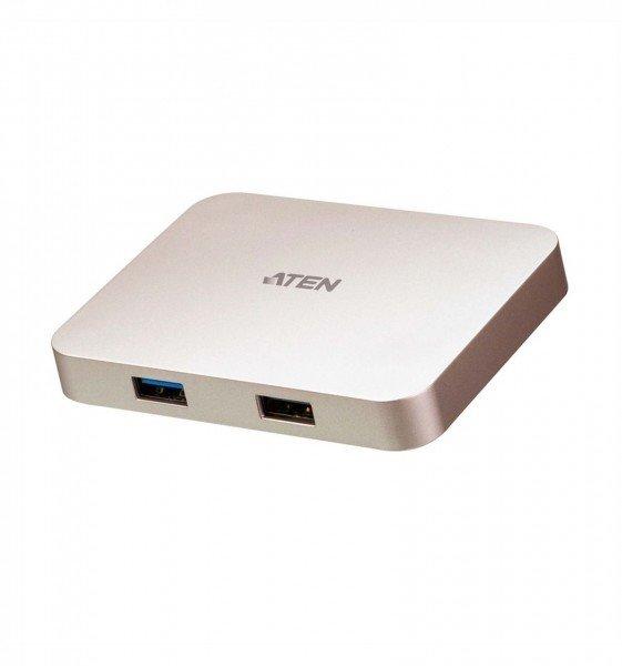 ATEN  USB-C 4K Ultra Mini Dock mit Power Passthrough 