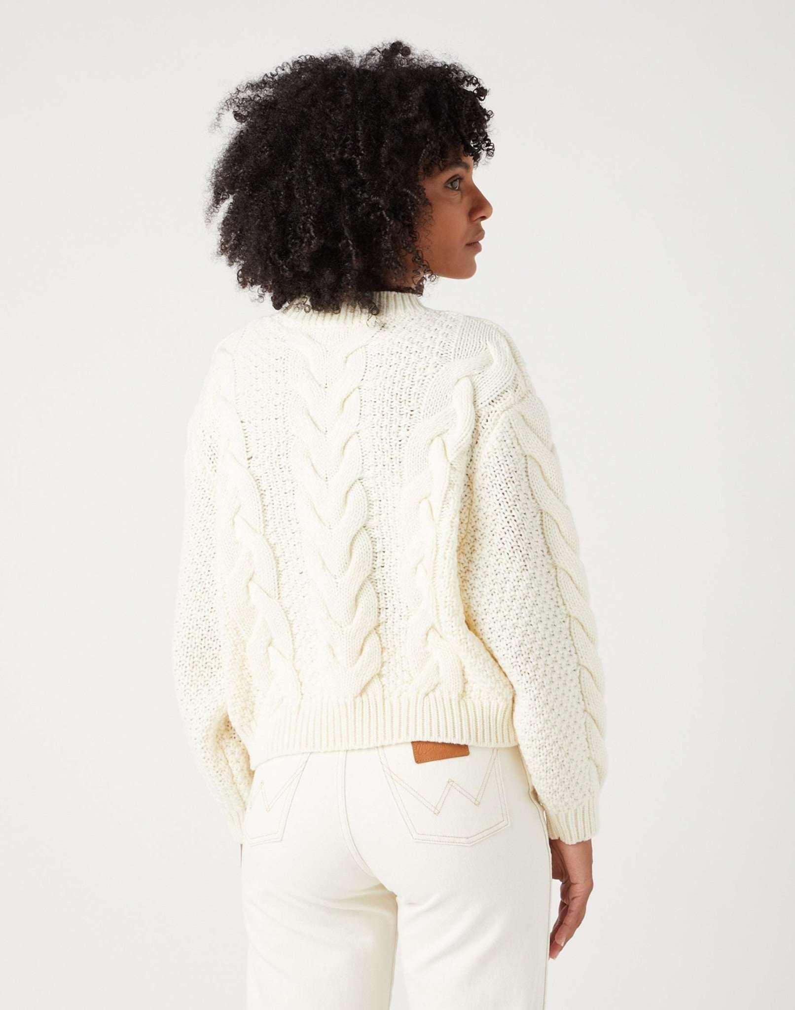 Wrangler  Pullover Crew Neck Cable Knit 