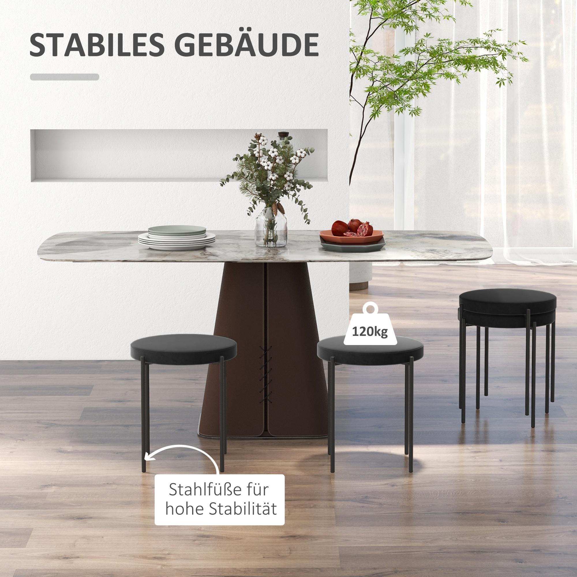 HOMCOM Tabouret de salle à manger  