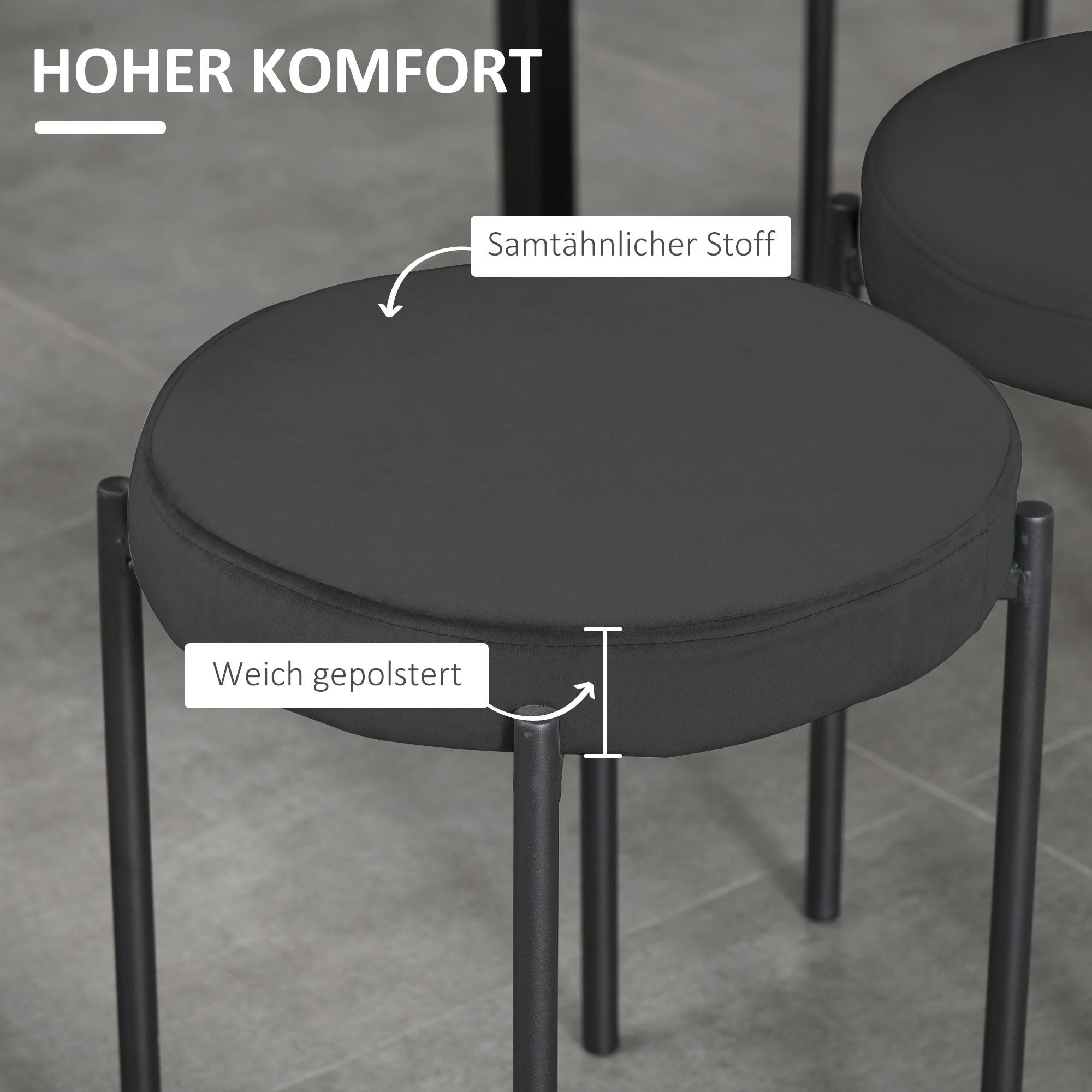 HOMCOM Esszimmerhocker  