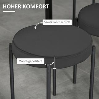 HOMCOM Tabouret de salle à manger  