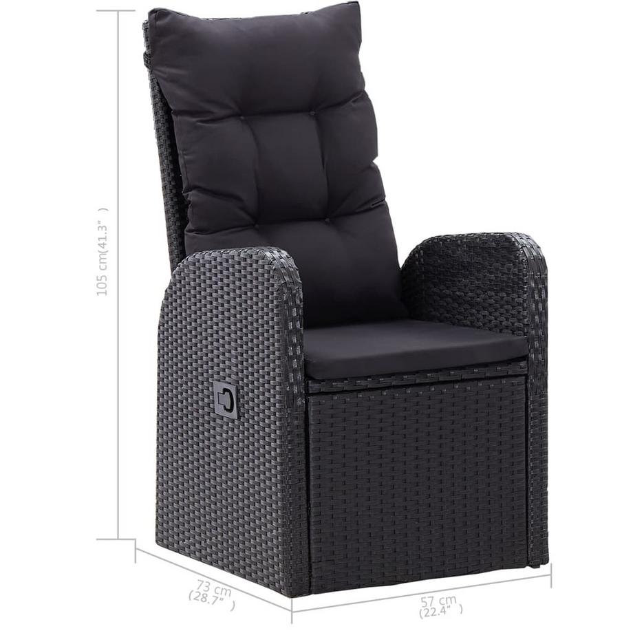 VidaXL tavolo Polirattan  