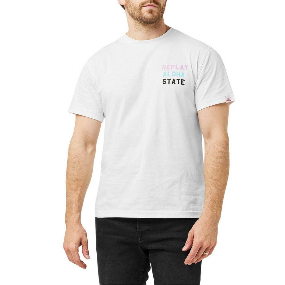 REPLAY Aloha State T-Shirt Regular Fit  