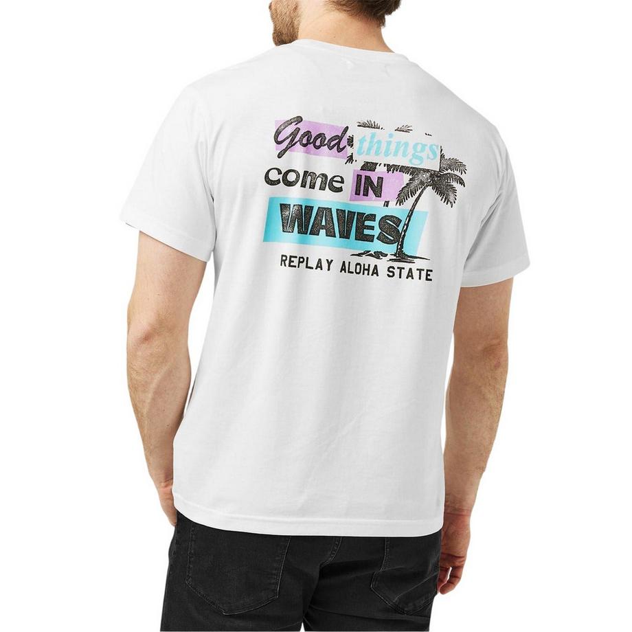 REPLAY Aloha State T-Shirt Regular Fit  