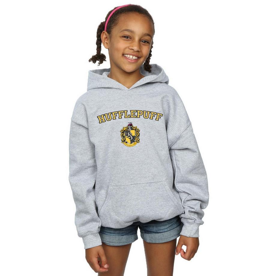 HARRY-POTTER  Sweat à capuche HUFFLEPUFF 