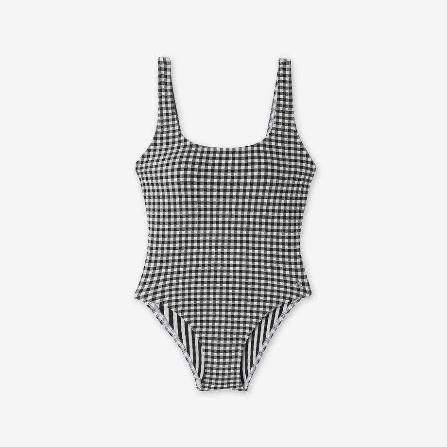 DECATHLON Maillot de bain structuré à carreaux  