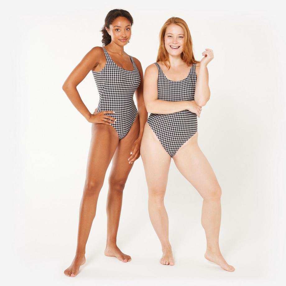 DECATHLON Maillot de bain structuré à carreaux  